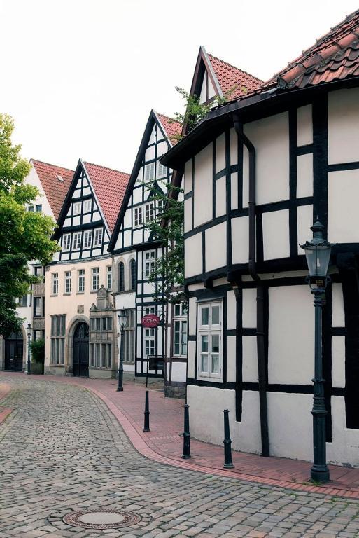 Hotel Kronprinz Garni ميندين المظهر الخارجي الصورة