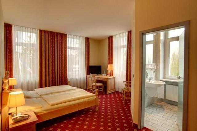 Hotel Kronprinz Garni ميندين الغرفة الصورة